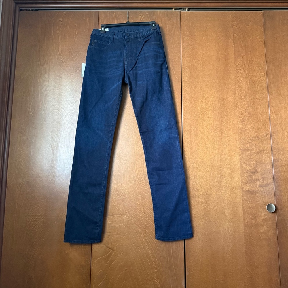 Emporio Armani J45 Regular Fit Dark Wash Men's Jeans 29 X 34 NWT SOLD OUT